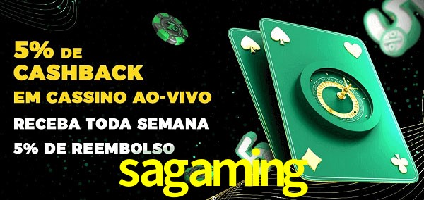 Promoções do cassino ao Vivo sagaming